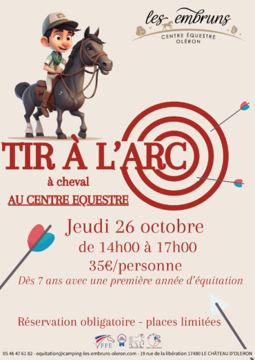 Affiche Tir à L'arc à Cheval